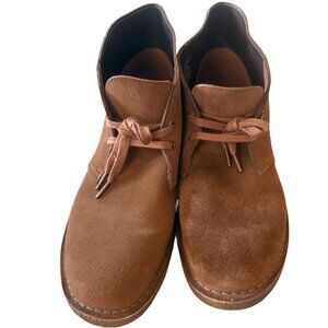 Clarks Men's Suede Desert Boot Acorn Brown 12 US
